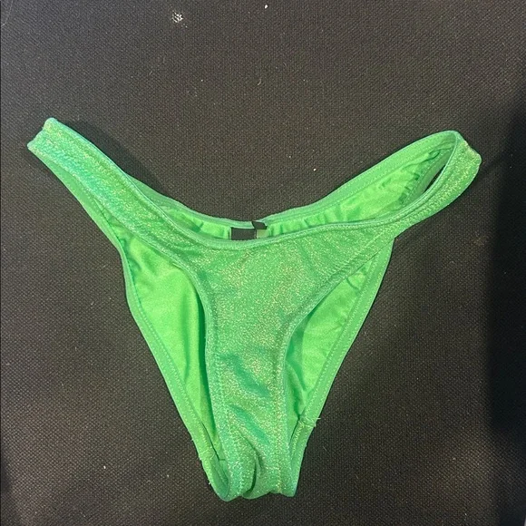 Triangl Green Shimmer Bikini Bottoms - Picture 2 of 6